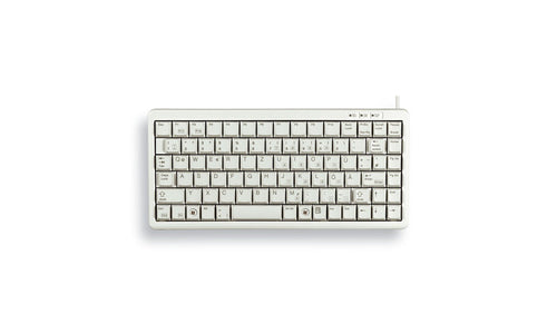 CHERRY G84-4100 COMPACT KEYBOARD Corded, USB/PS2, Light Grey, (QWERTY - UK) CHERRY G84-4100 COMPACT KEYBOARD Corded, USB/PS2, Light Grey, (QWERTY - UK)